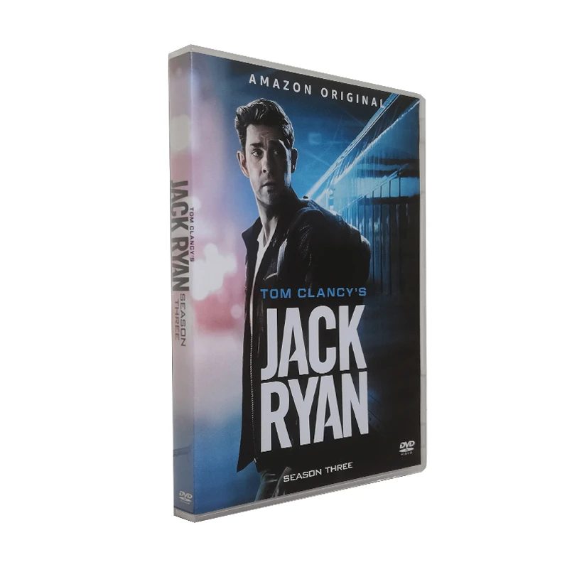 Jack Ryan Season 3 Latest DVD Movies 3 Discs Factory Wholesale DVD Movies TV Series Cartoon CD Blue ray Free Shipping