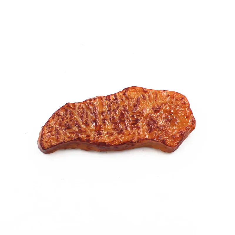 Матовый стейк модель еды яркие