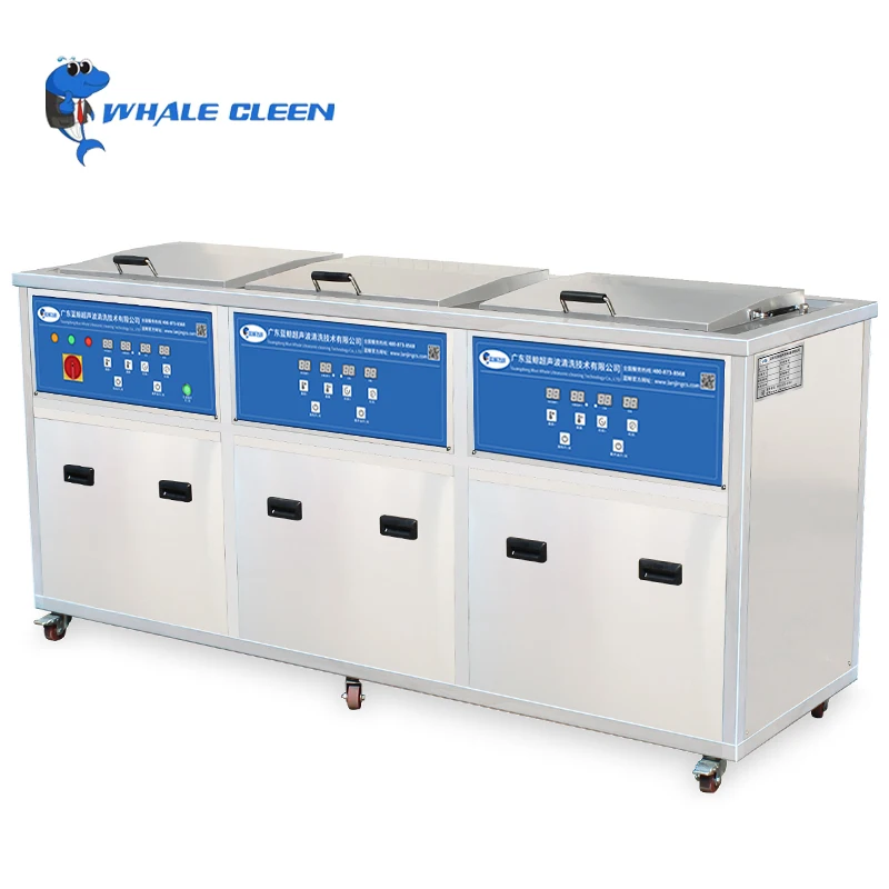 Industrial Engine Block Parts Ultrasonic Cleaning Machine 264L with Filtering Rinsing Drying Tank
