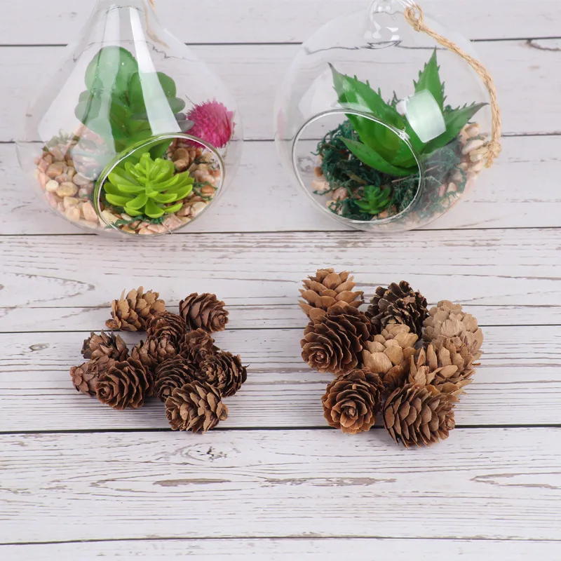 2022 Christmas Decorations Natural Christmas Tree Pine Cones Hanging Dry Flowers DIY Material Wreath Accessories