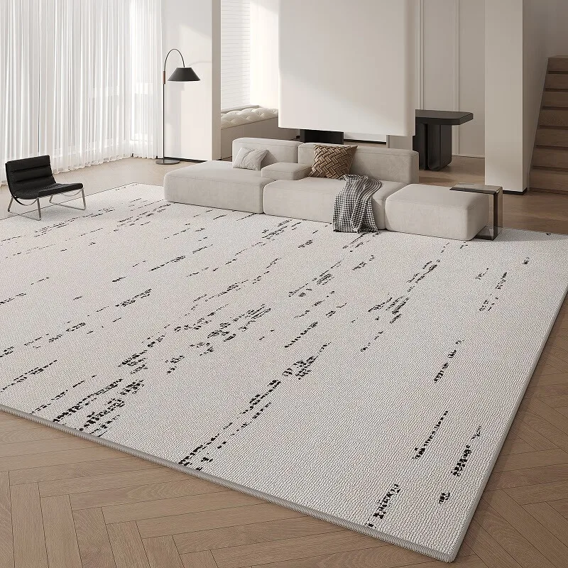 Simple modern style faux cashmere carpet suitable for multiple scenes pet-friendly easy to clean customizable patterns A
