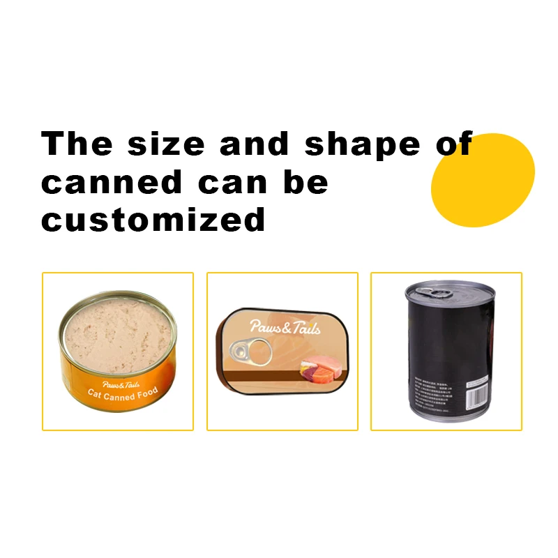 Quality Wholesale Chicken Breast Meat Canned Cat Food Pet Can With Lid