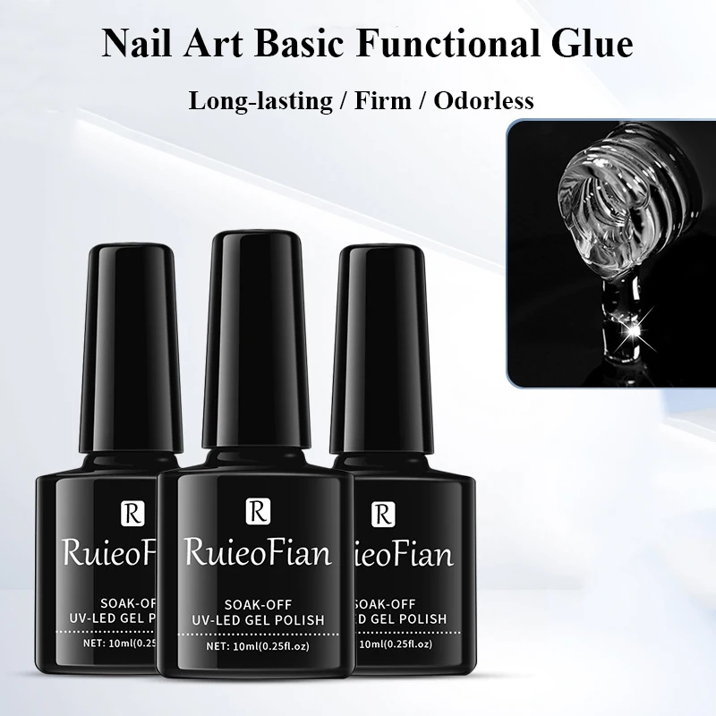Wholesale Function Nail Primer Base Coat Top Coat Gel For Nail Art Uv Polish Soak-Off Gel Nail
