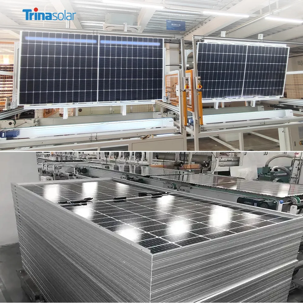 Trina Solar Panel Monocrystalline TOPCon N Type 695w 700w 705w 710w 715w 720w Bifacial Dual Glass Photovoltaic Solar Panel