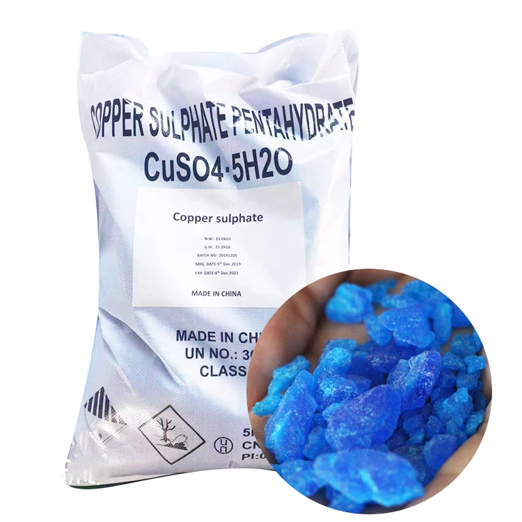 98% min Copper Sulfate Pentahydrate / CuSO4 mineral processing reagents