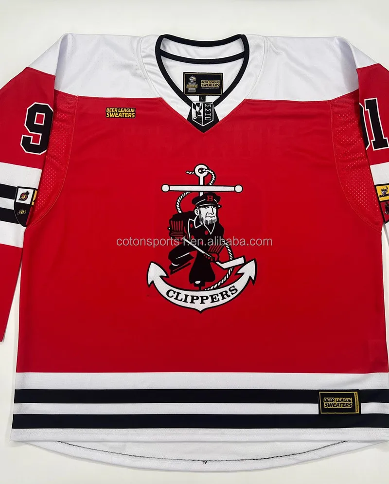 Custom embroidery Practice utah hockey club jersey Quick-Dry custom Embroidery reversible ice hockey jersey sublimated