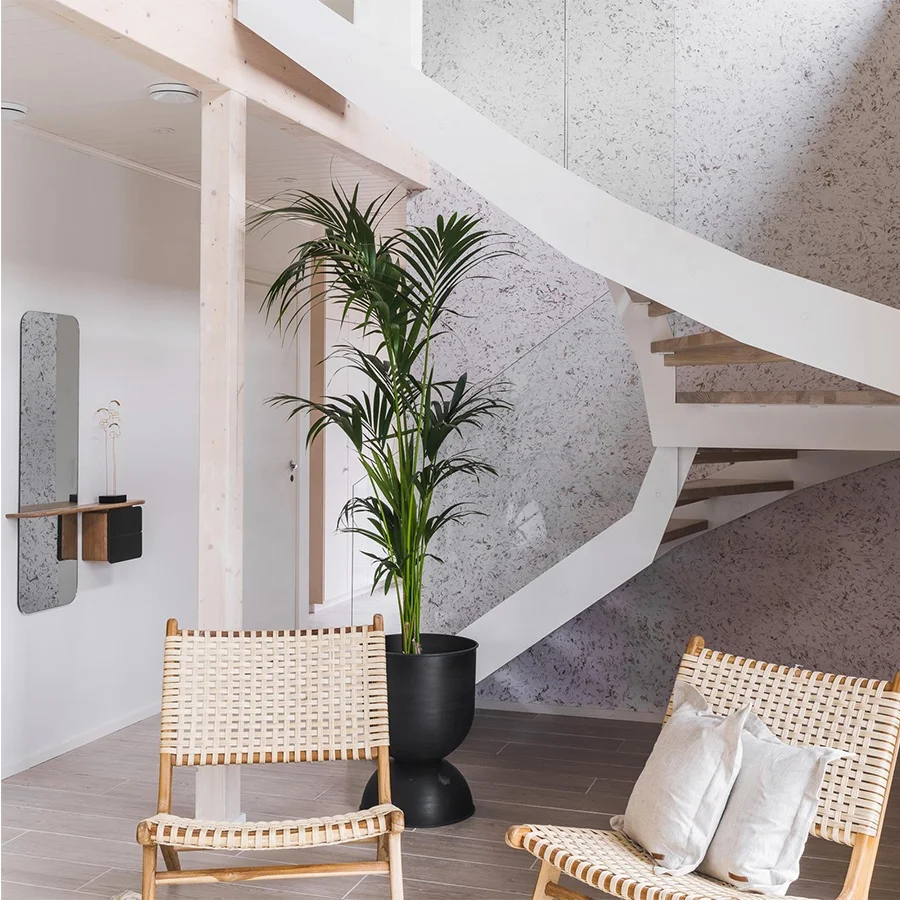 2023 New Design Single Beam Ready Made Glass Stairs Mono Stringer Stair Steel Support Staircase Metal Staircase GAOBO Factory