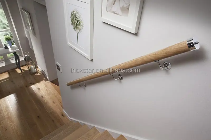 Stainless steel  wall bracket for 38.1mm/42.4mm round tube with cover fitting