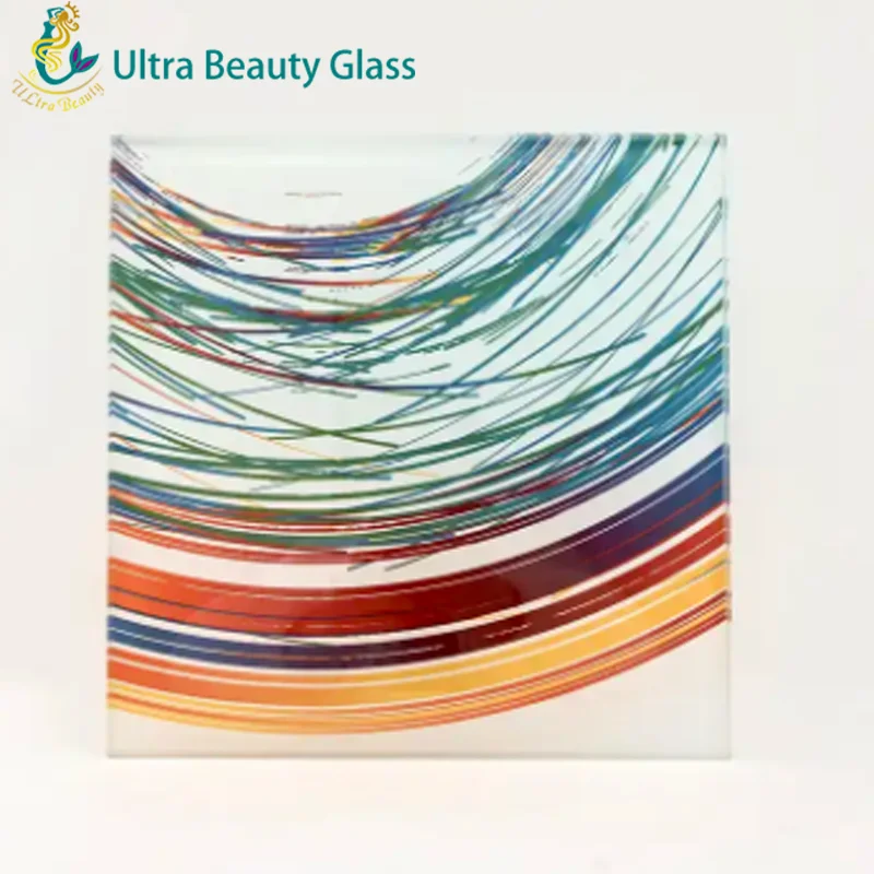 Decorative Customized Decorative Glass Silk Screen Digital Printing Glass for Building Wall Safety Digital Printed Glass