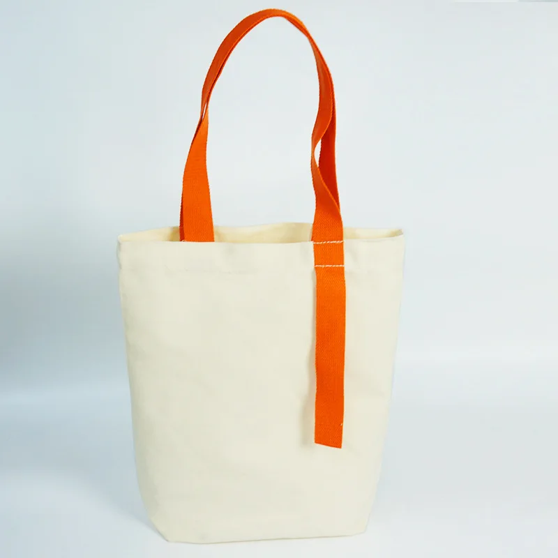 Reusable personalized large custom printing durable cotton canvas tote bags canvas shopping bags with logo for women