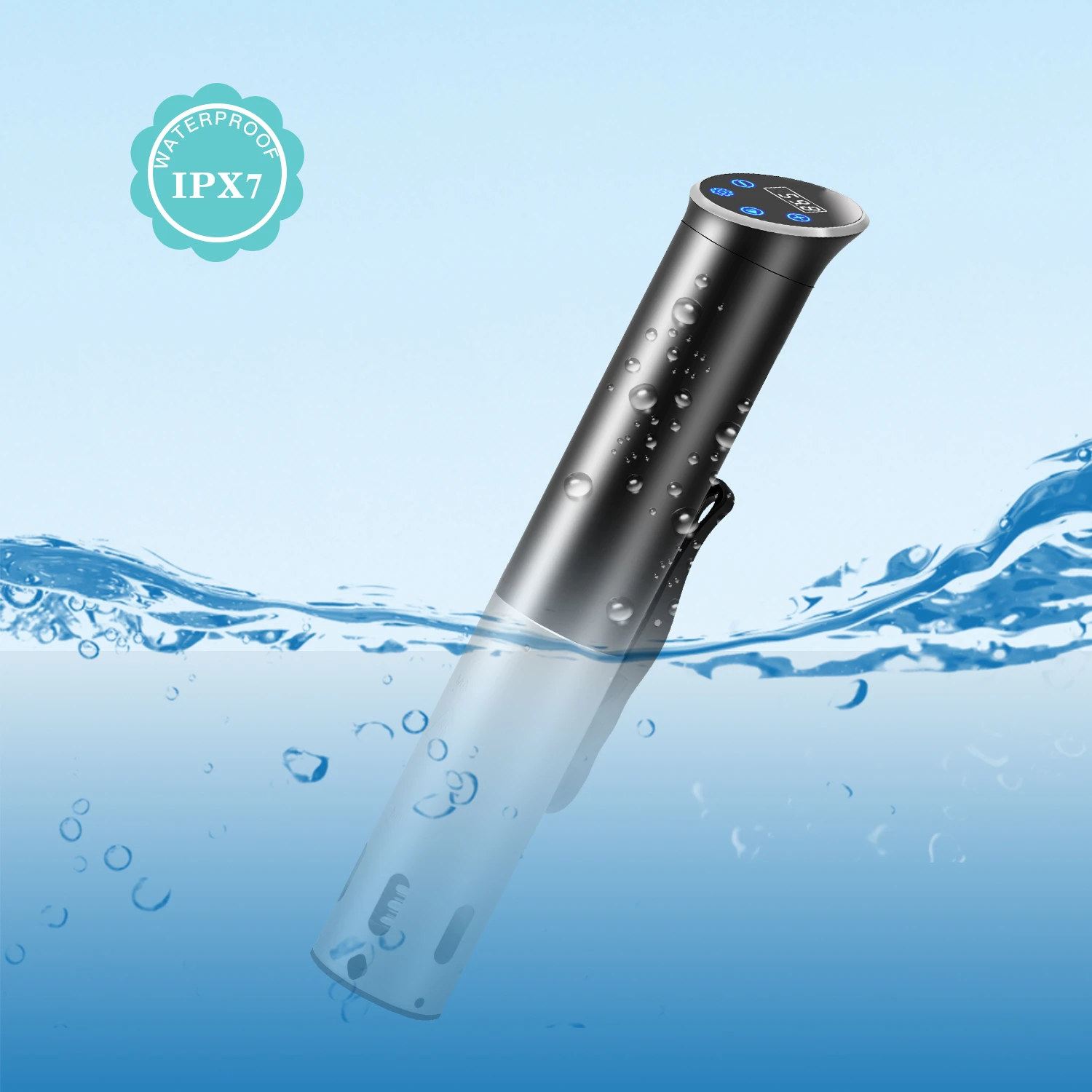 Sous Vide машина IPX7 водонепроницаемый Sous-Vide плита с погружным циркулятором заданными рецептами в приложении и тепловым погружением