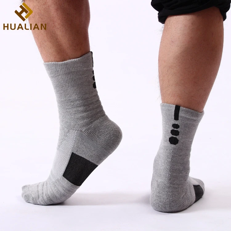 HUALIAN Running Tennis Custom Tube Sock Custom Women Crew Basketball Sport Socks Elite