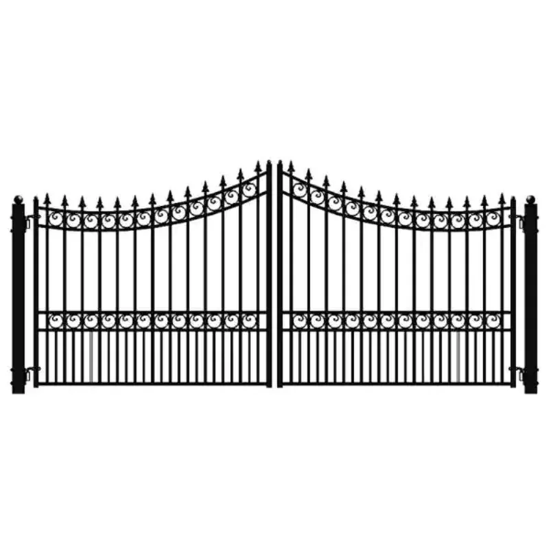 Top quantity Chinese Manufacturer domestic wrought iron palisade fence & gates
