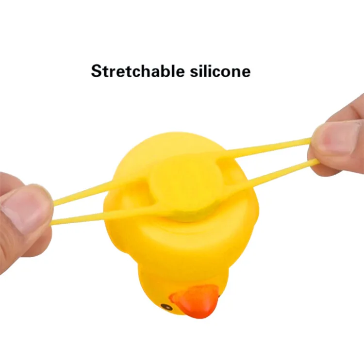 
Bicycle Duck Bell with Light Cute Duck Handlebar Bell Light Horn Lamp Cycling Yellow Duck Helmet Child Horn Bicycle Accessories 