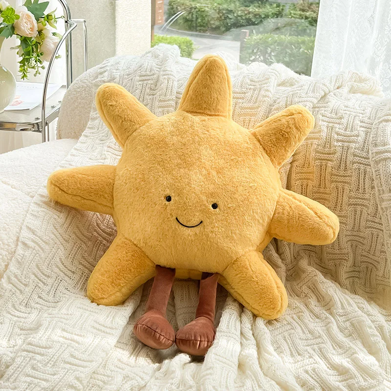 Ins style heart-shaped tatami cushion, living room decoration pillow, moon and sun pillow