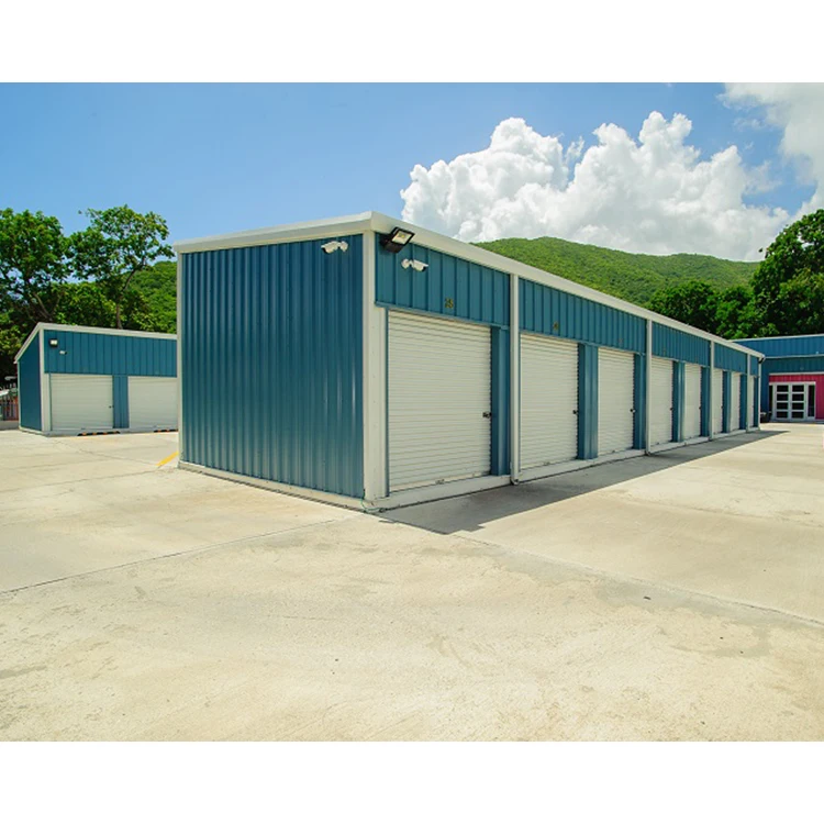 Prefabricated Steel Structure Mini Storage Shed Warehouse Building