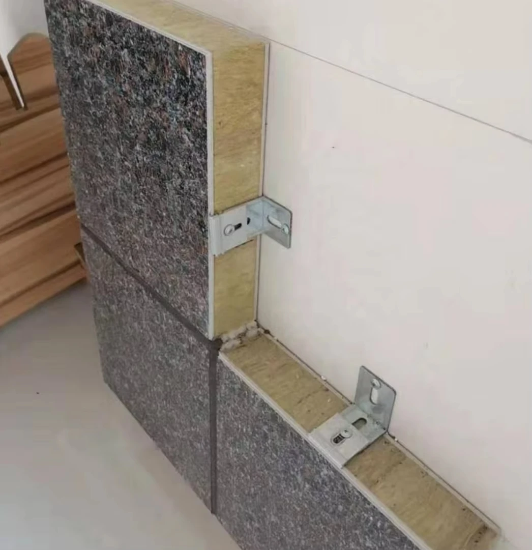 Villa Construction Exterior Wall Rock Wool & Eps Xps Board Decorative Plates Heat Insulation Composite Board