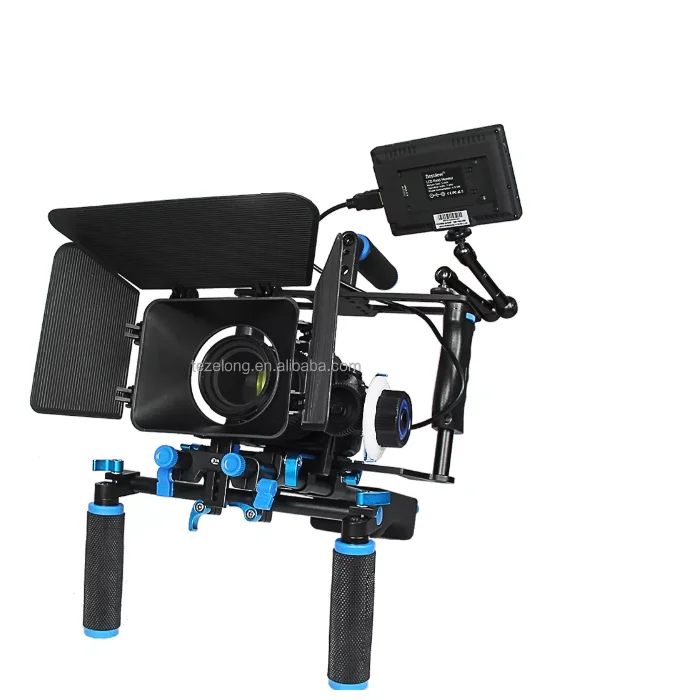 Good Photo Studio Accessory Camera Stabilizer DSLR Rig Movie Kit tik tok stabilization system Support Cage Matte Box Focus D221