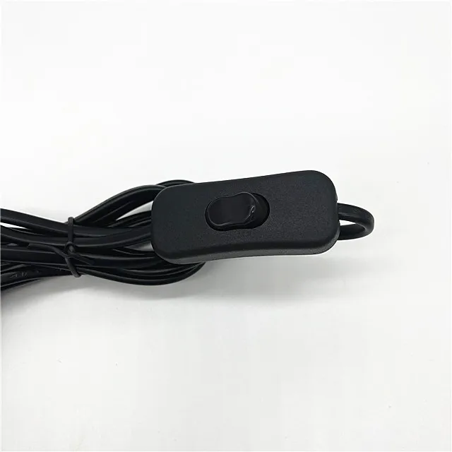 E26/E27 Light Lamp Bulb Socket and cord to 2-Prong US AC Power Cord Adapter with On/Off Switch