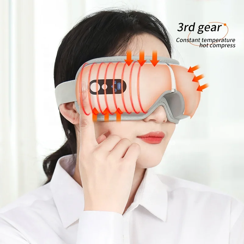 Good Gifts Relax Eye Massager Brand Customization Air Compression Heating Massage Eye Mask