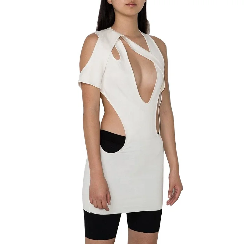 2022 New Style Printing Shirts wwwxxx Sexy Clothing Oem Custom Logo Wholesale Hollow Out Live Sexy Costumes For Girs