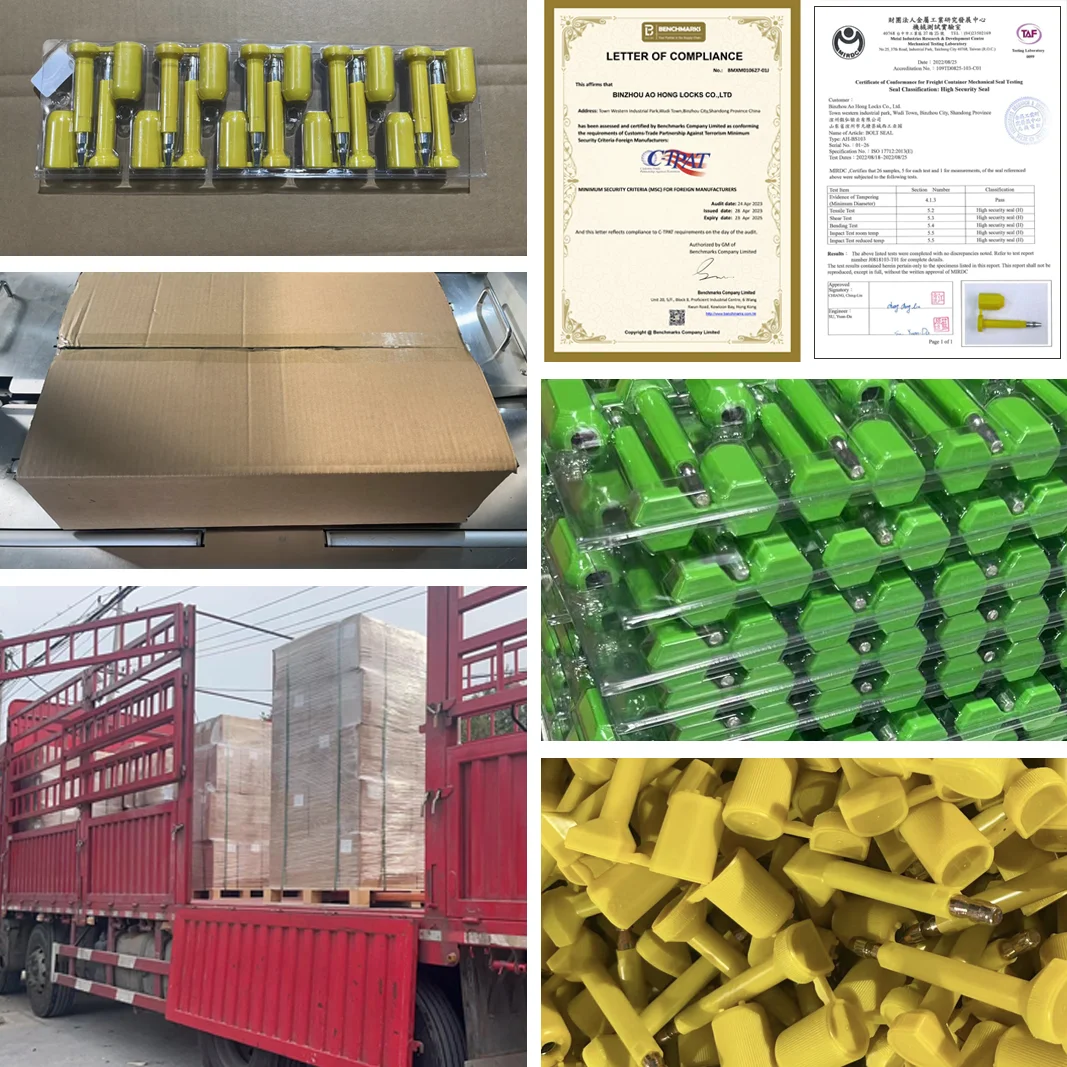 China ISO 17712 cargo truck container bolt lock door seals with good prices