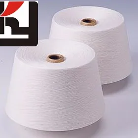 RING SPUN CVC50/50 40S Cotton Polyester Blended Yarn from China factory