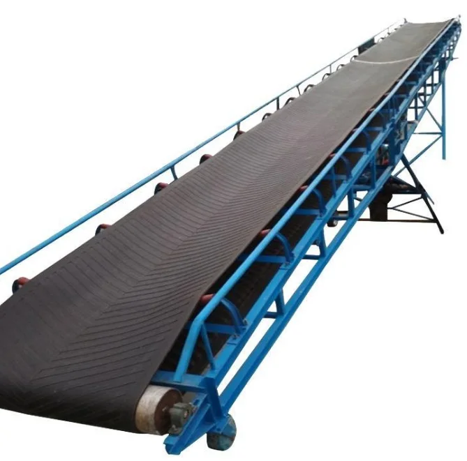 
Mobile Rubber Belt Conveyor for Bags 