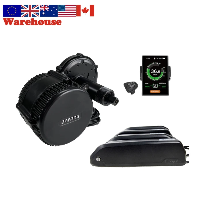 Bafang Mid приводной двигатель комплект велосипед с бесщеточным двигателем постоянного тока для переделки электрического велосипеда