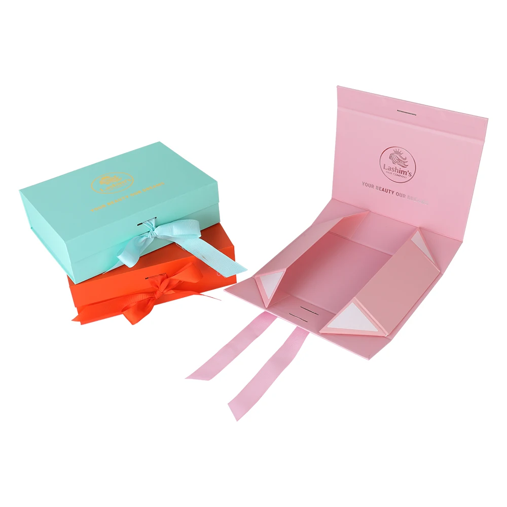 Oem Low Price Foldable Magnetic Paper Gift Box Girls Party Dress With Gift Box