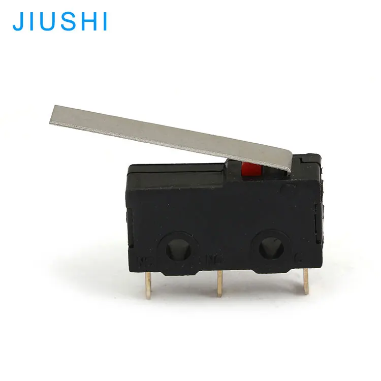 Kelly KW12-LH China Factory 3 pins long lever micro switch 1NO 1NC limit switch  5A125V