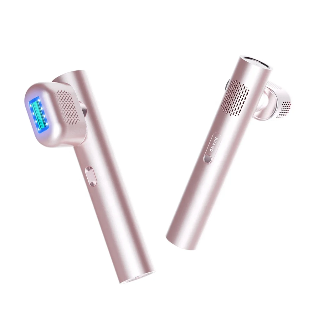 New Design Painless&Dual Angle Treatment Head  Freezing Point Pulsed Light Laser Hair Removal Device For Home Use