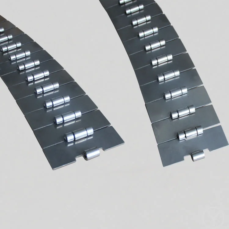 SUS304 Stainless steel slat top chains SS812-K600 for beverage industry