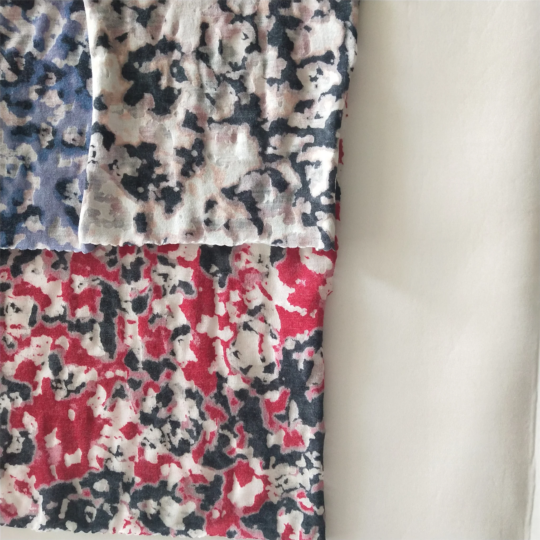 Chentex The Selling Leader Of China CVC  BURN OUT KNITTING  Fabric