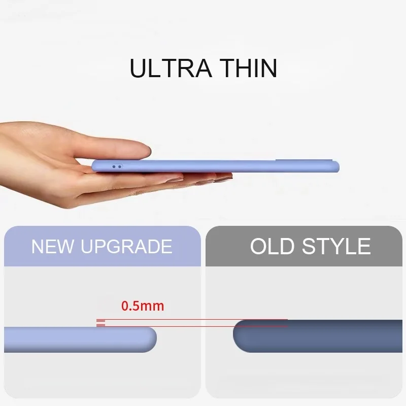New Liquid Silicone Phone Case For Xiaomi Redmi Note 10 pro max 10s Original Camera Protective Soft Back Covers For Redmi Note10