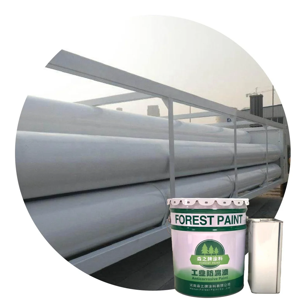 Outdoor high quality acrylic aliphatic polyurethane industrial heavy anti-corrosion coating steel anti rust paint