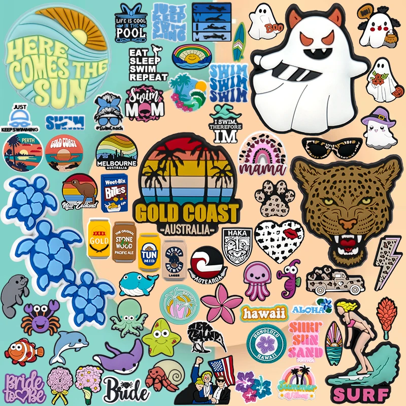 New Wholesale Pvc Custom Clog christian cat dad cow england baseball sports butterfly basketball soccer football shoe charms