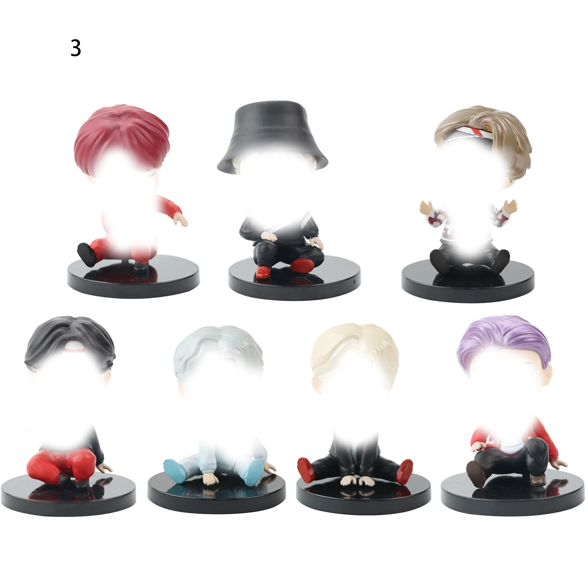 2021 New Style Kpop Supplier Bt21 Army Bomb Merchandise Doll Bt21 Tiny Tan Doll Set