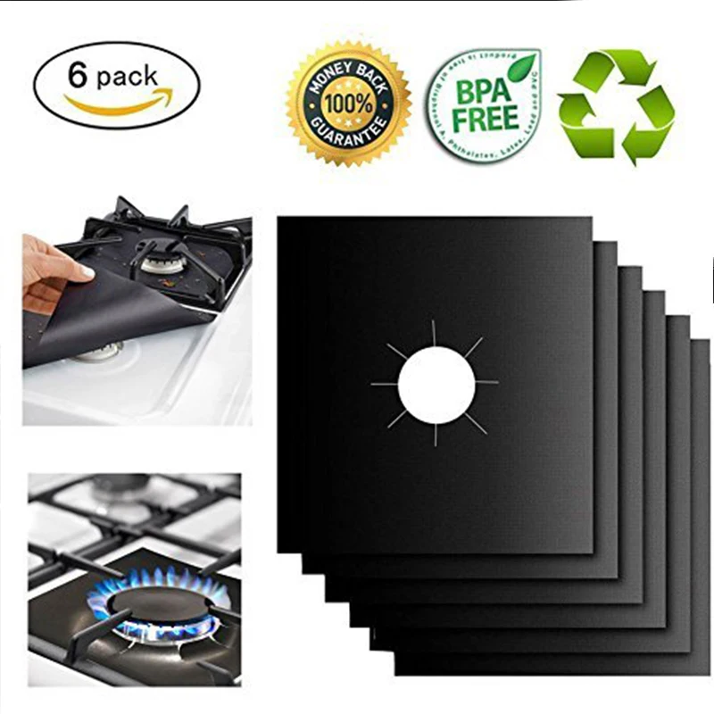 LFGB Approval Reusable Oil-proof Gas Range Non Stick Stove Protector