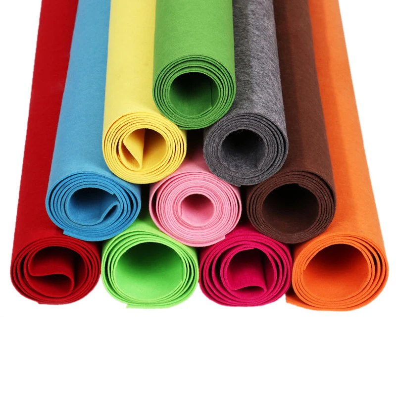 Factory direct supply of various planting bag felt cloth composite felt cloth colored polyester felt cloth