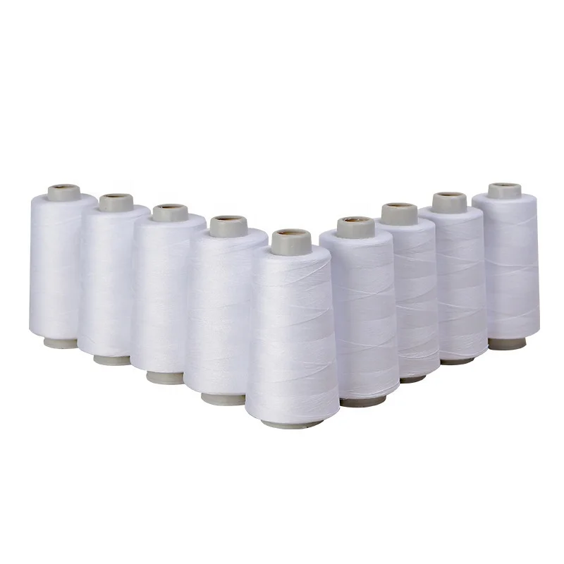 Переработанная нить TKT120 100% из полиэстера швейная 40/2 3000yds для шитья
