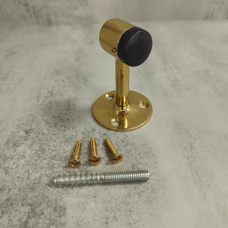 Factory Direct Sale High Quality Brass Door Stopper with Wall Mounted