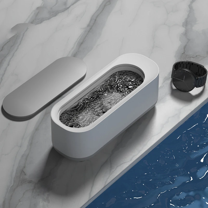 Professional Ultrasonic Cleaner Portable Jewelry Cleaner High Frequency Vibration Watch Ring Coin Tool