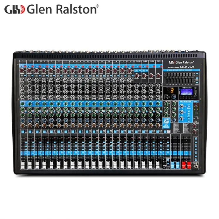 Glen Ralston GLSD-2024 профессиональный двойной цифровой аудио микшер