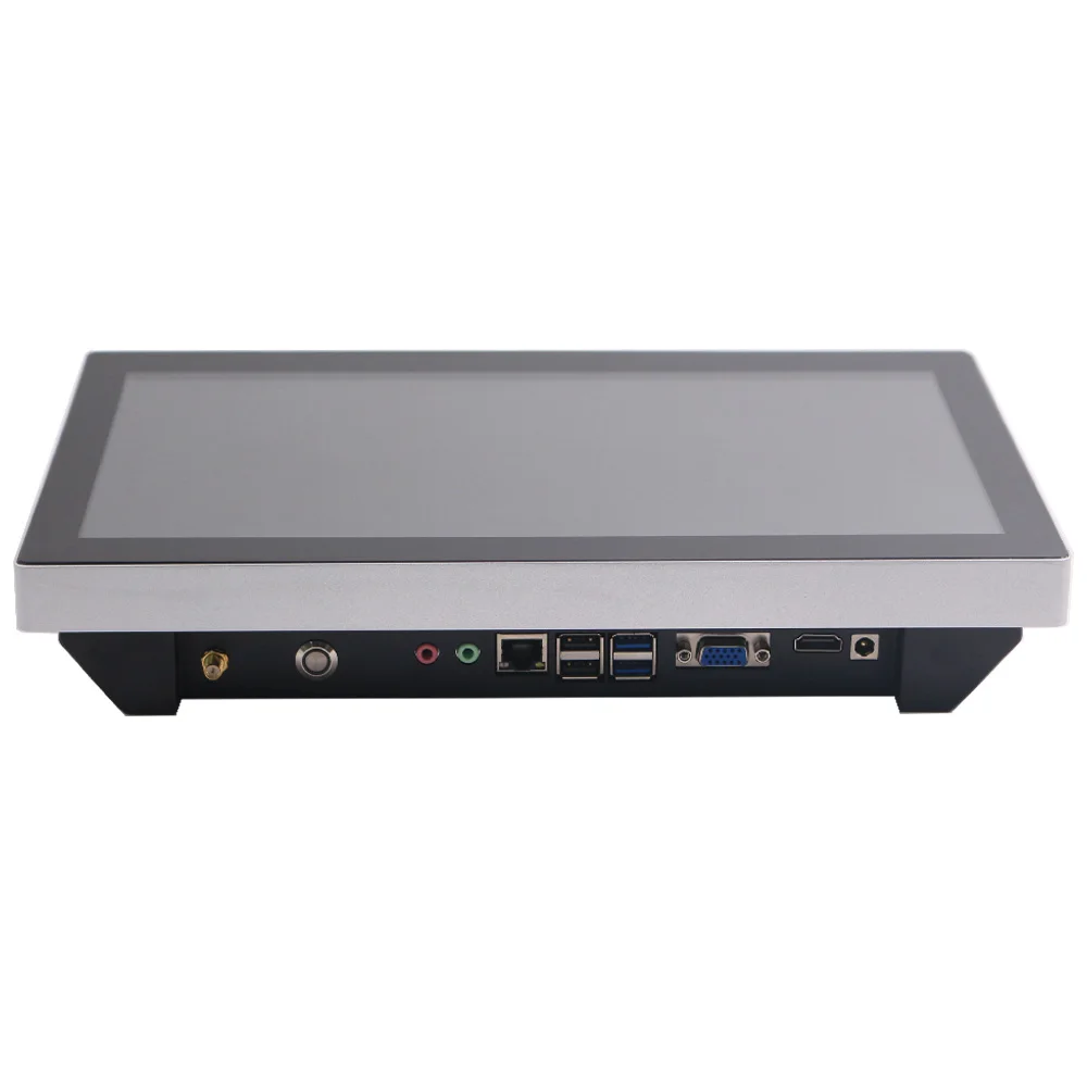 13.3 inch wide screen 1920x1080 resolution embedded touch panel pc industrial aio computer DC12V