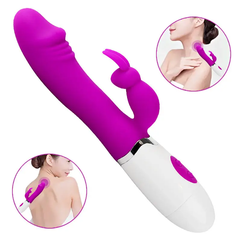 Fashion Women Vibrator Usb Charging Massager Porn Toy Sex Xnxx Porno Adults Pink Rabbit Vibrator