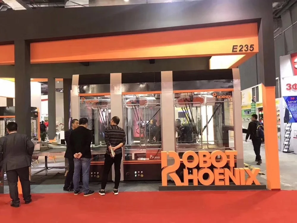 robot gripper picking and placing production line