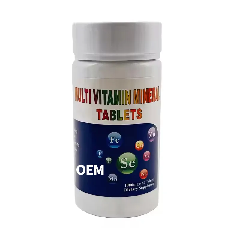 Private Label OEM дополнение мультиминеральные поливитаминные минеральные таблетки