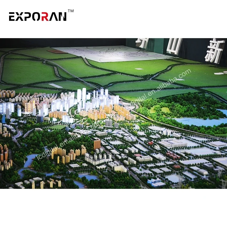 
3D maquette architectural physical model 3d residential apartment architectural model 