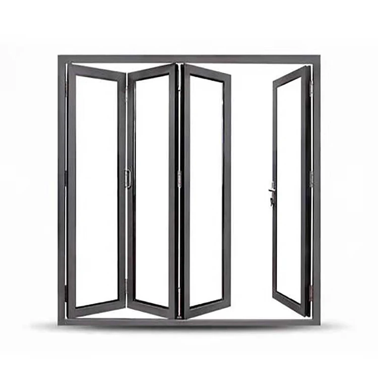The fashion doubleglazing large folding doors for the villa